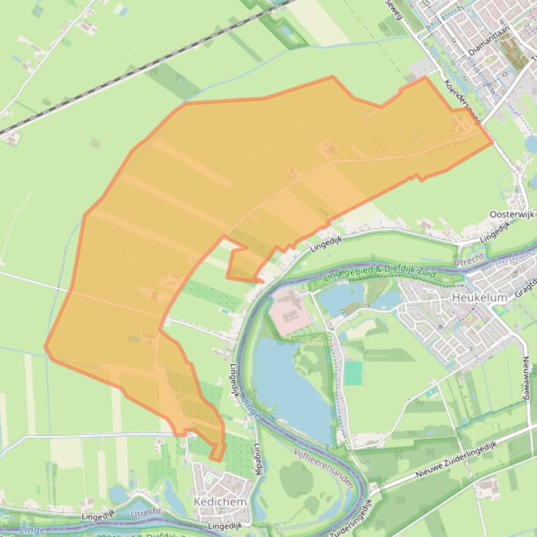 Kaart van postcodegebied 4247EV.