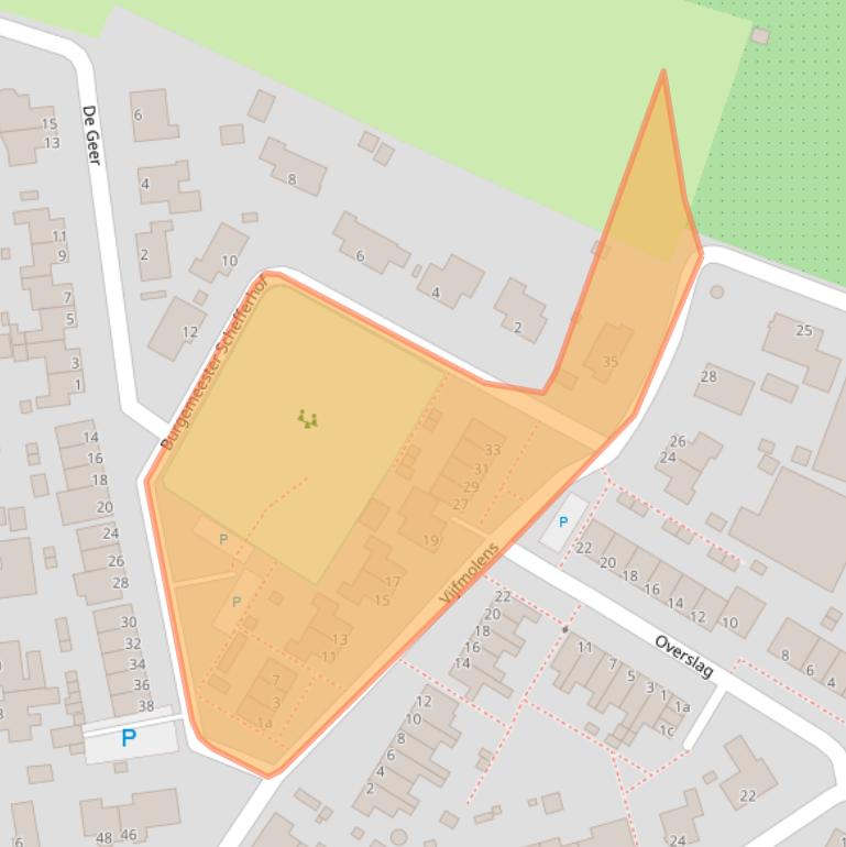 Kaart van postcodegebied 4247EZ.