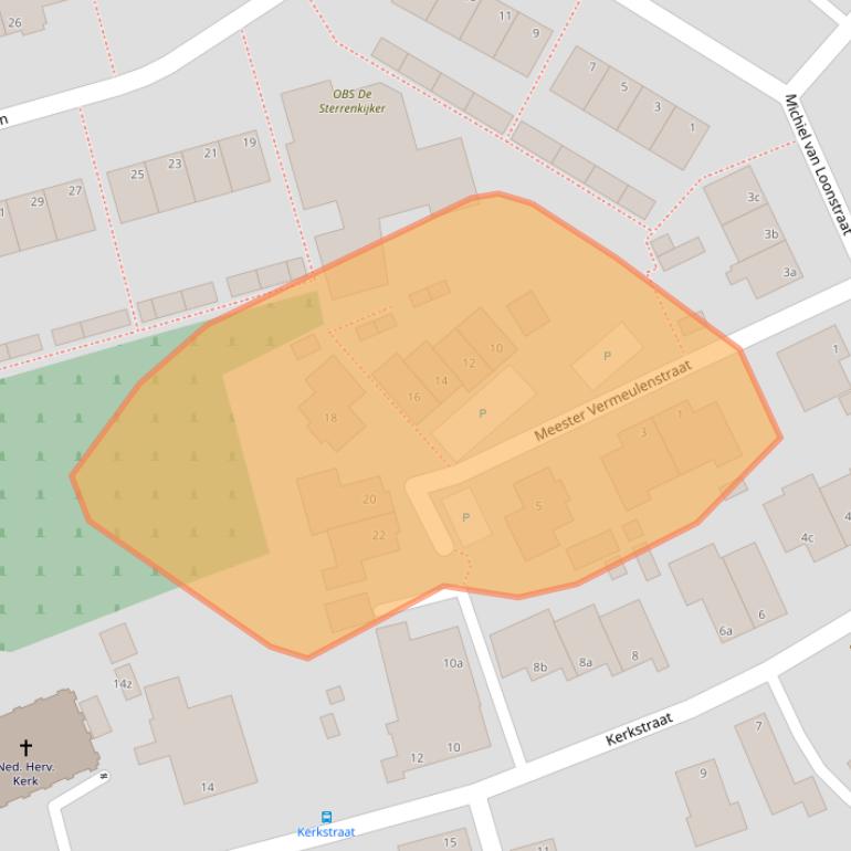 Kaart van postcodegebied 4247GC.