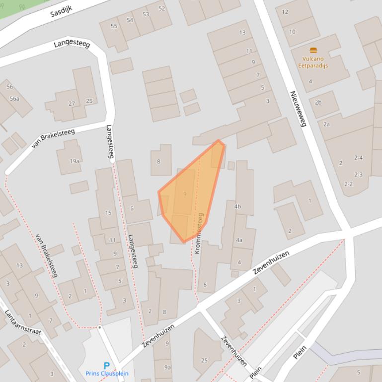 Kaart van postcodegebied 4251AM.