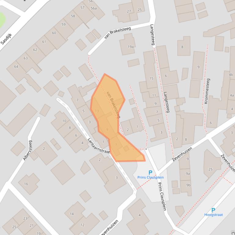 Kaart van postcodegebied 4251AP.