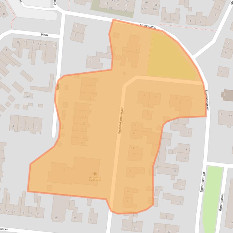 Kaart van postcodegebied 4251BJ.