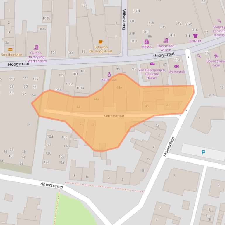 Kaart van postcodegebied 4251BK.