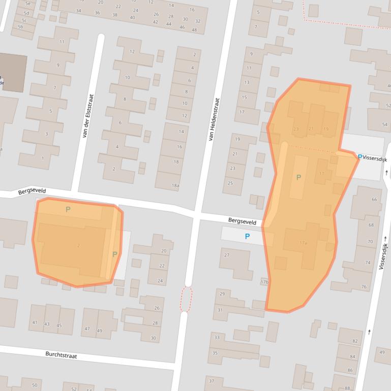 Kaart van postcodegebied 4251BV.