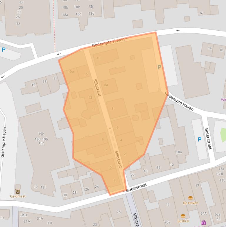 Kaart van postcodegebied 4251CB.