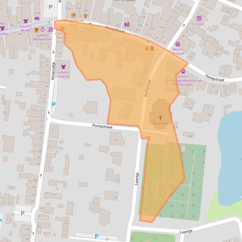 Kaart van postcodegebied 4251CH.