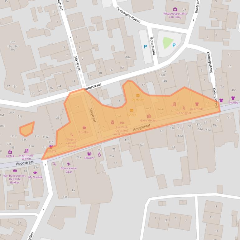 Kaart van postcodegebied 4251CN.