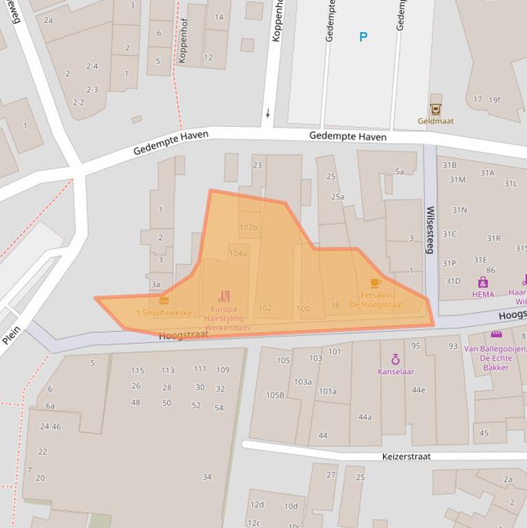 Kaart van postcodegebied 4251CP.