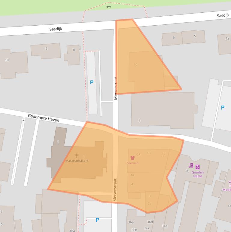 Kaart van postcodegebied 4251CR.