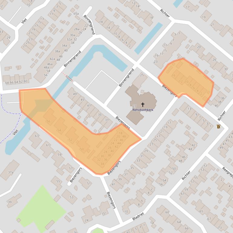 Kaart van postcodegebied 4251DK.