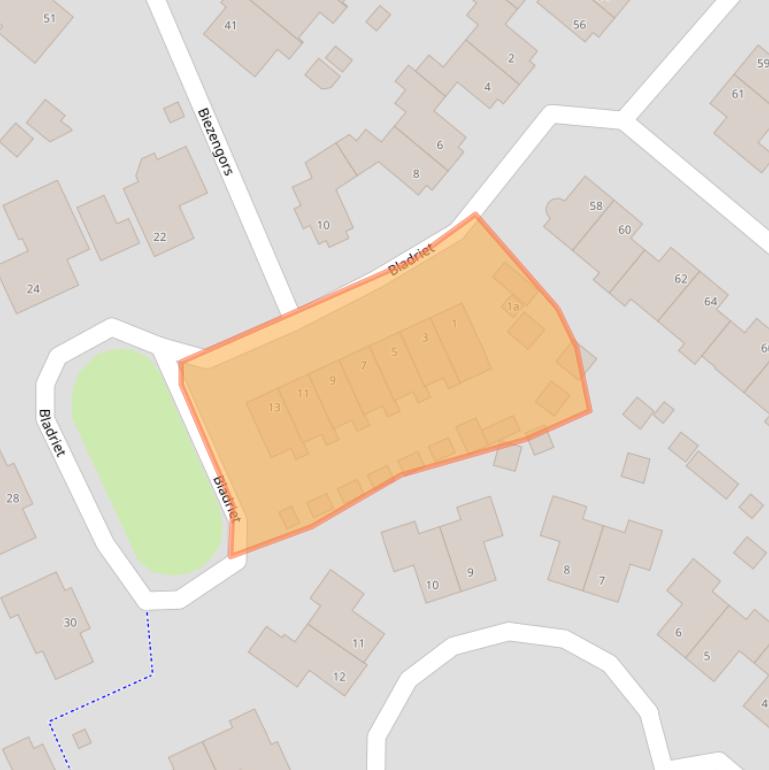 Kaart van postcodegebied 4251DL.