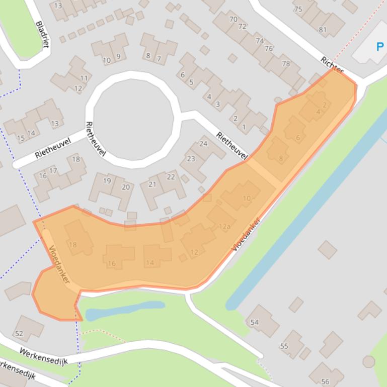 Kaart van postcodegebied 4251DS.