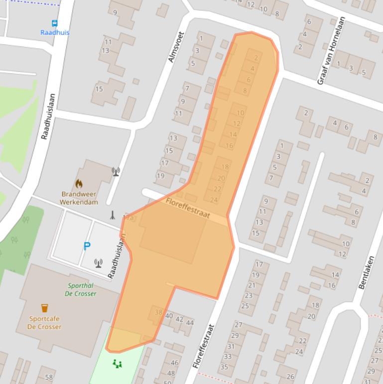 Kaart van postcodegebied 4251GP.