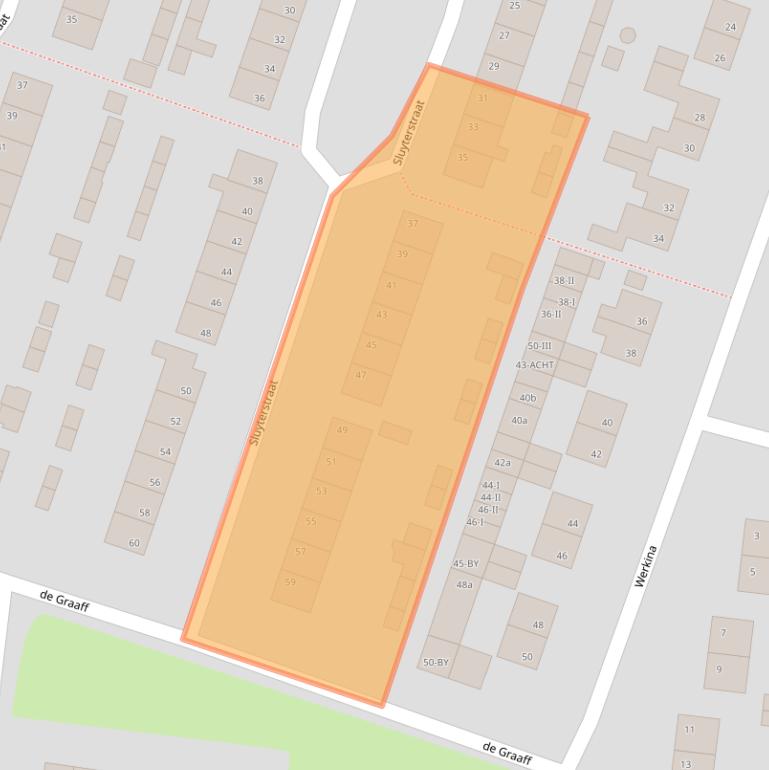 Kaart van postcodegebied 4251HG.