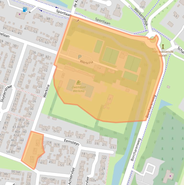 Kaart van postcodegebied 4251HK.