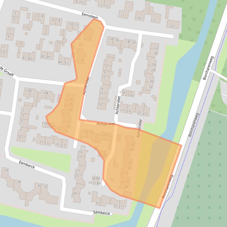 Kaart van postcodegebied 4251HR.