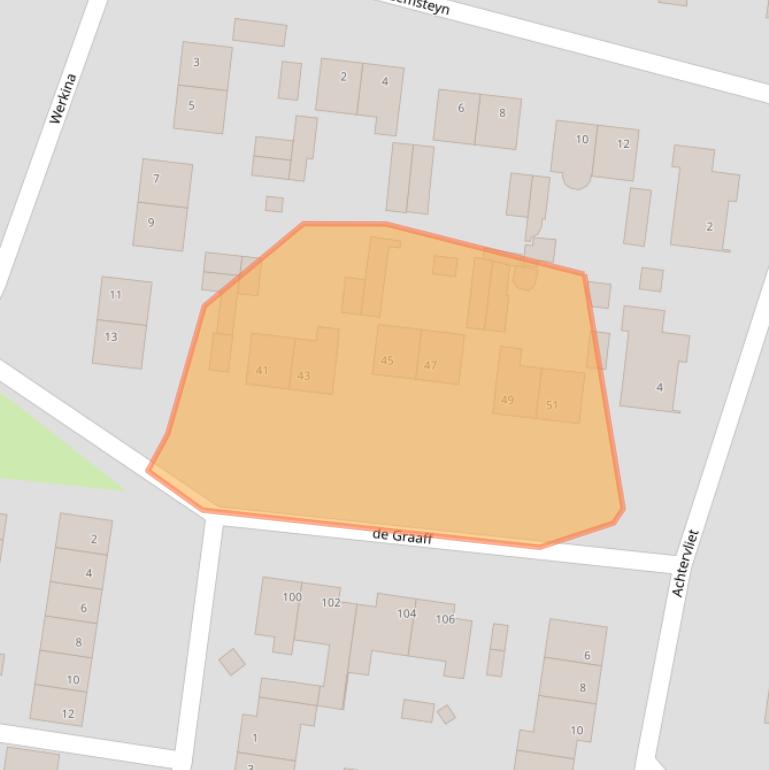 Kaart van postcodegebied 4251HT.