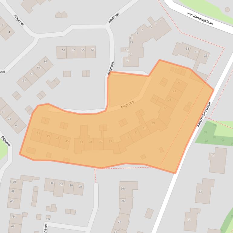 Kaart van postcodegebied 4251JB.