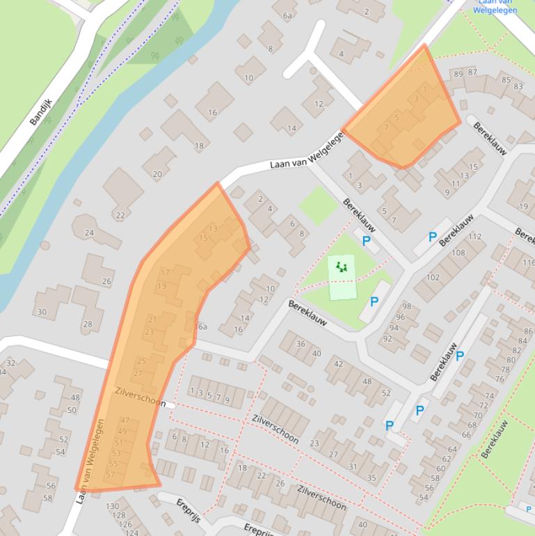 Kaart van postcodegebied 4251KJ.