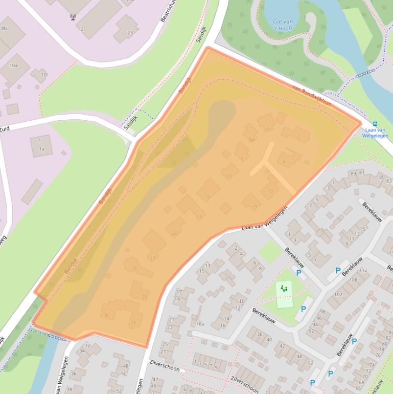Kaart van postcodegebied 4251KN.