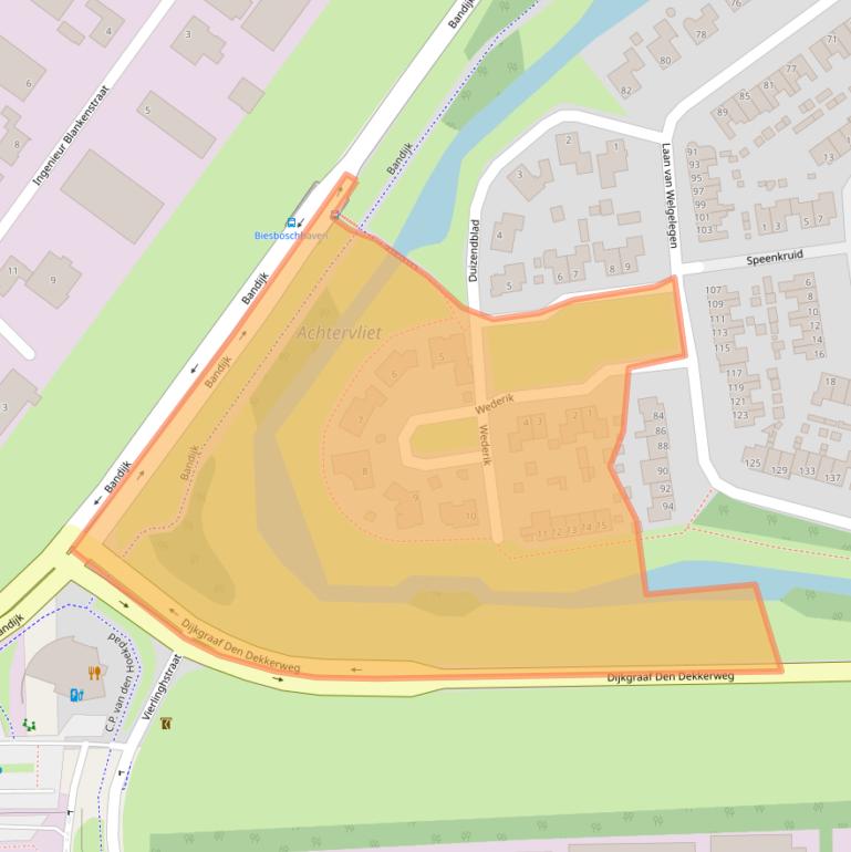 Kaart van postcodegebied 4251KX.