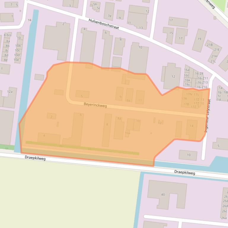 Kaart van postcodegebied 4251LP.