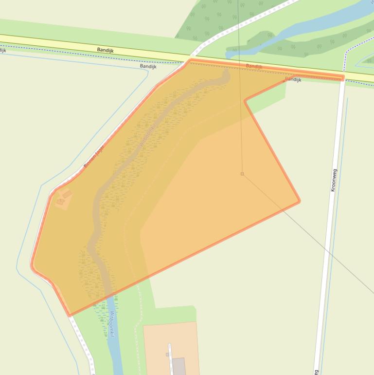 Kaart van postcodegebied 4251MM.