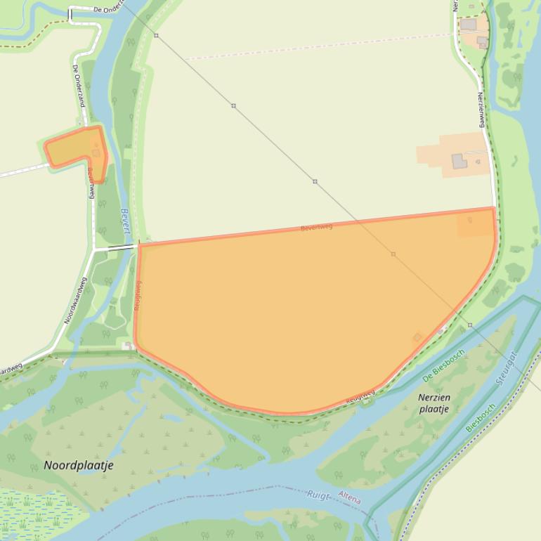 Kaart van postcodegebied 4251NB.