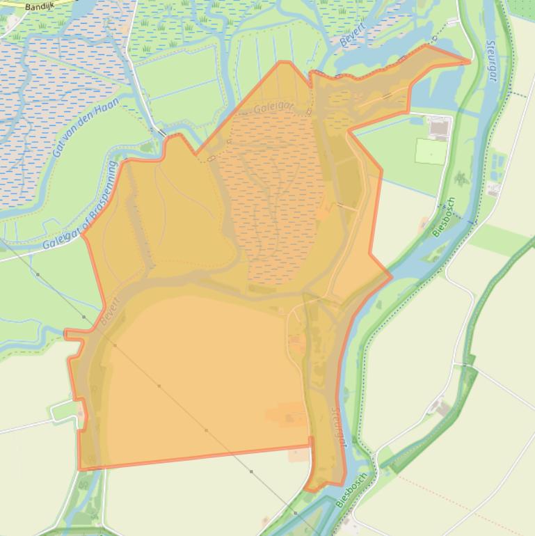 Kaart van postcodegebied 4251ND.