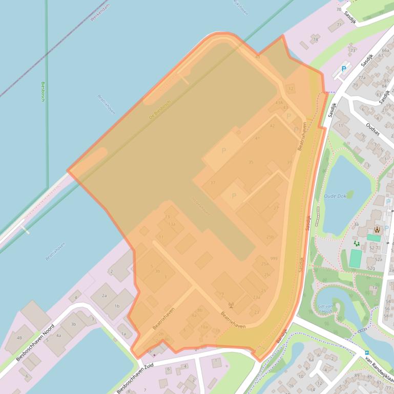 Kaart van postcodegebied 4251NK.