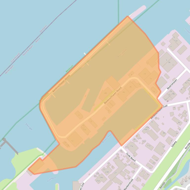 Kaart van postcodegebied 4251NL.