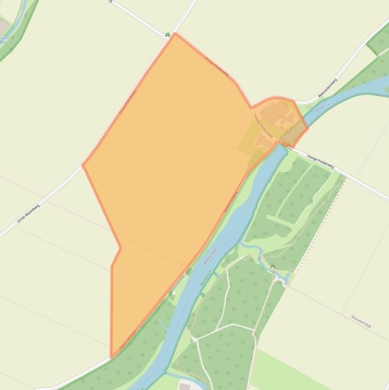 Kaart van postcodegebied 4251NX.