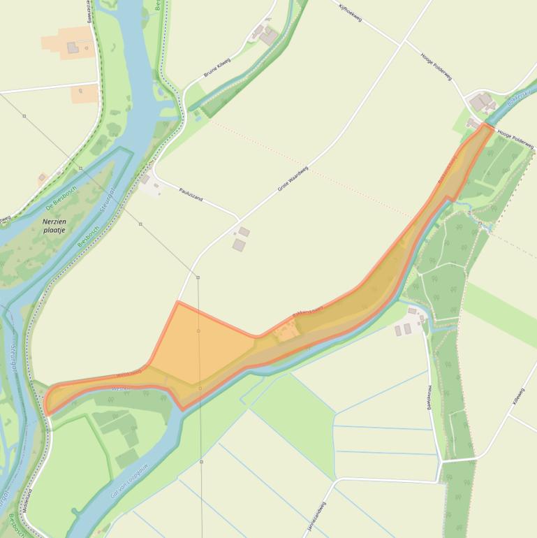 Kaart van postcodegebied 4251PE.