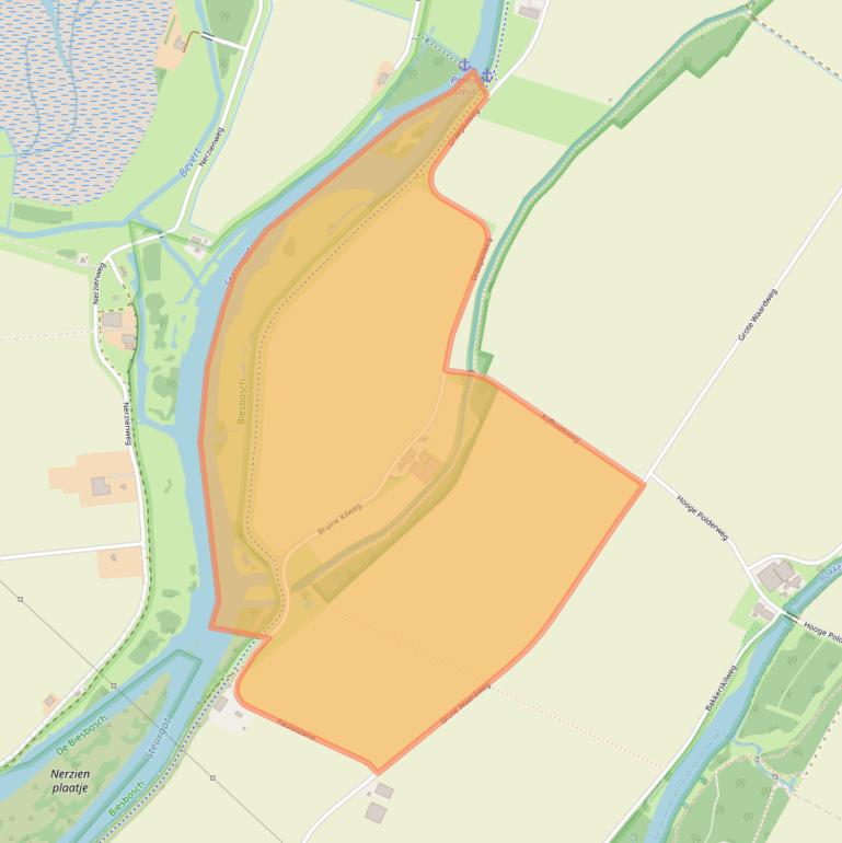 Kaart van postcodegebied 4251PH.