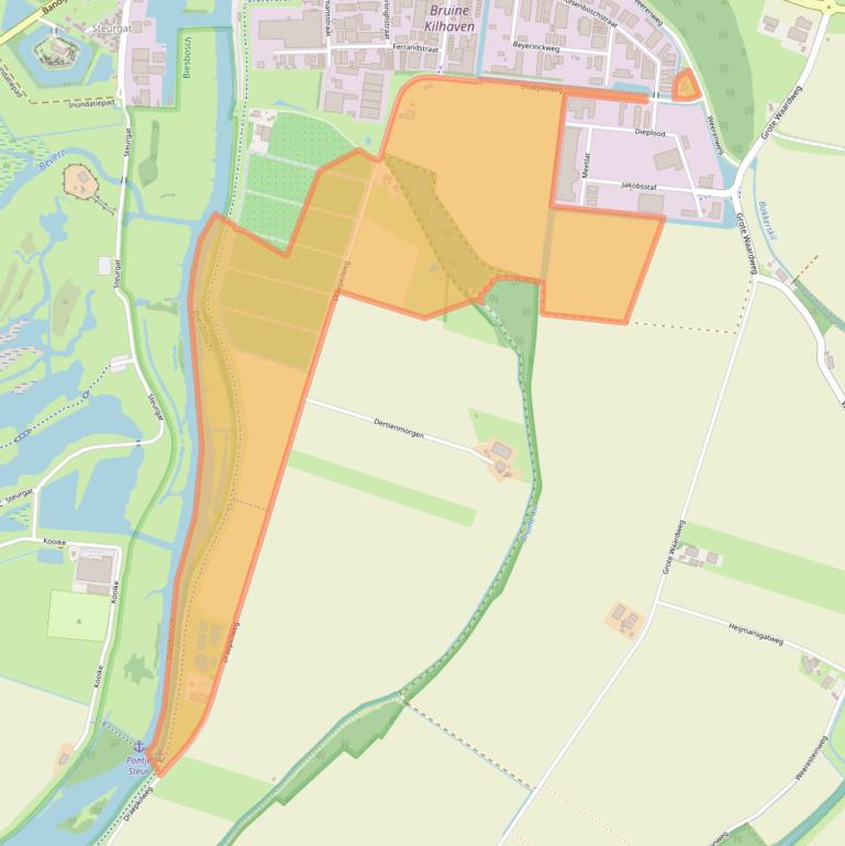 Kaart van postcodegebied 4251PK.