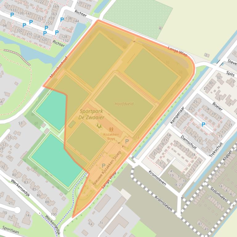 Kaart van postcodegebied 4251PN.