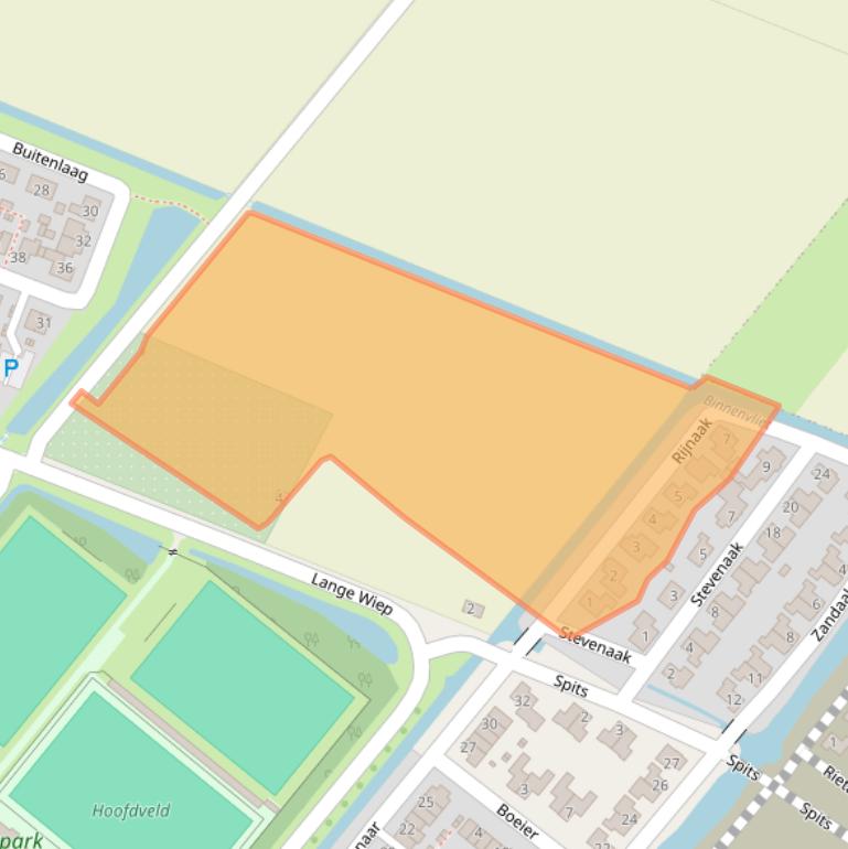 Kaart van postcodegebied 4251RB.