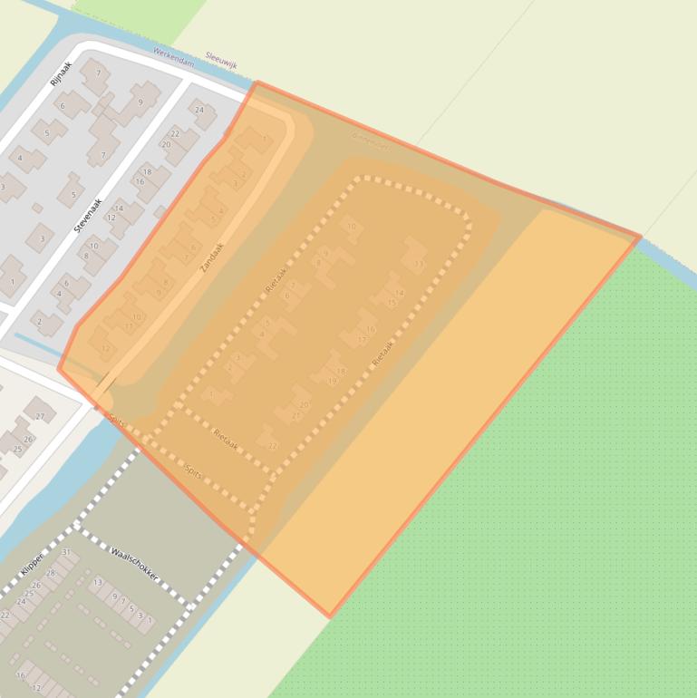 Kaart van postcodegebied 4251RD.