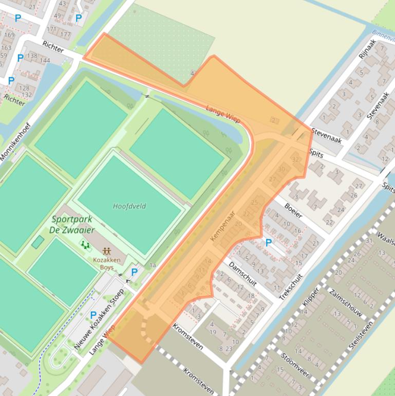 Kaart van postcodegebied 4251RG.