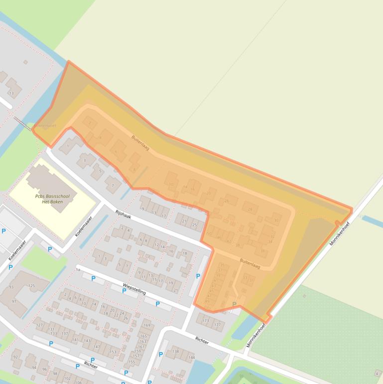 Kaart van postcodegebied 4251SB.