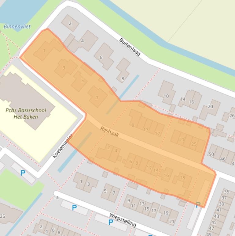 Kaart van postcodegebied 4251SC.