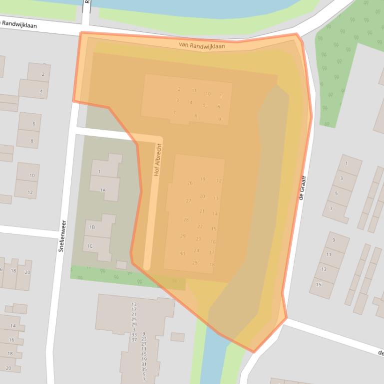 Kaart van postcodegebied 4251VD.