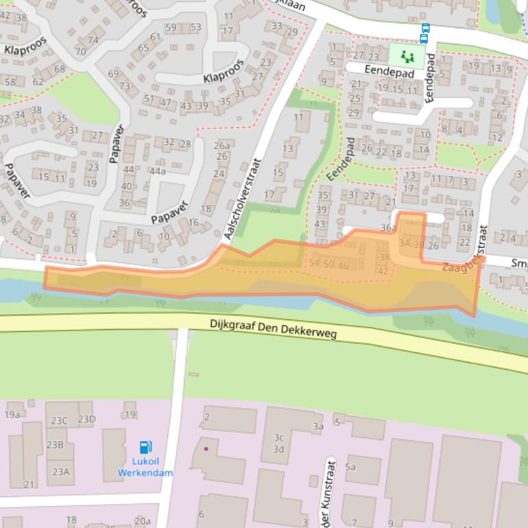 Kaart van postcodegebied 4251VG.