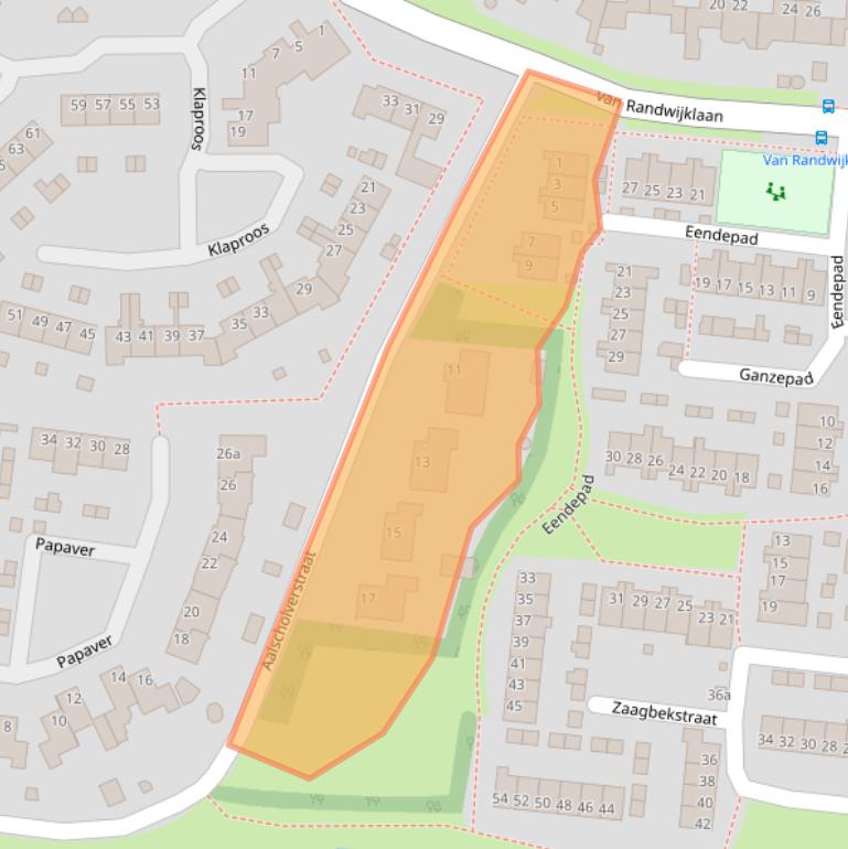 Kaart van postcodegebied 4251VX.