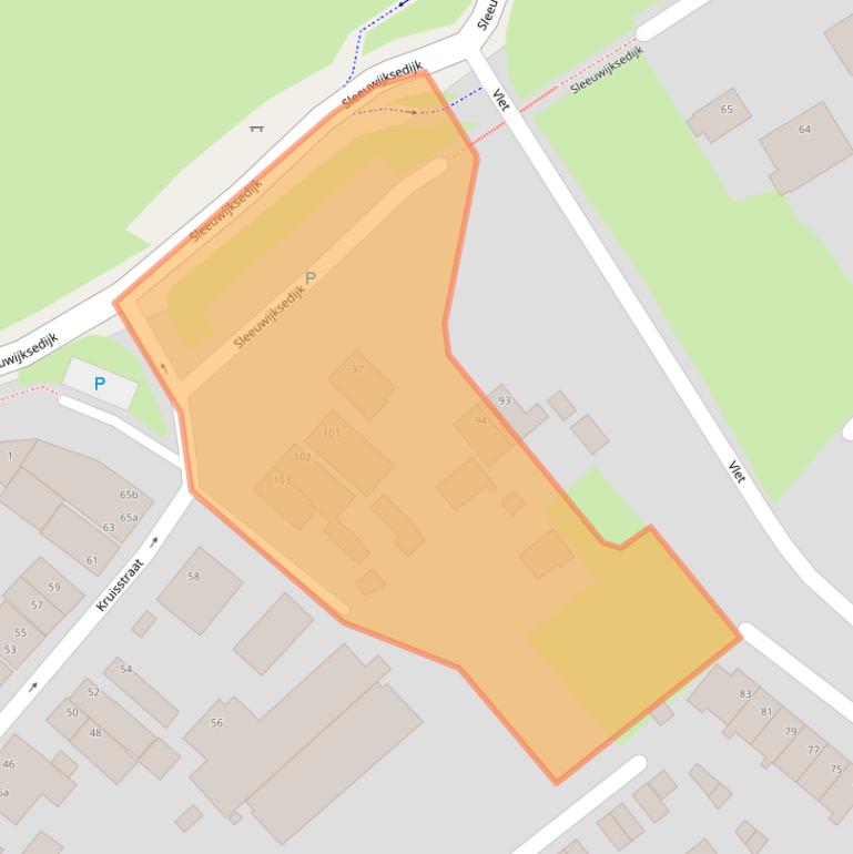 Kaart van postcodegebied 4251XE.