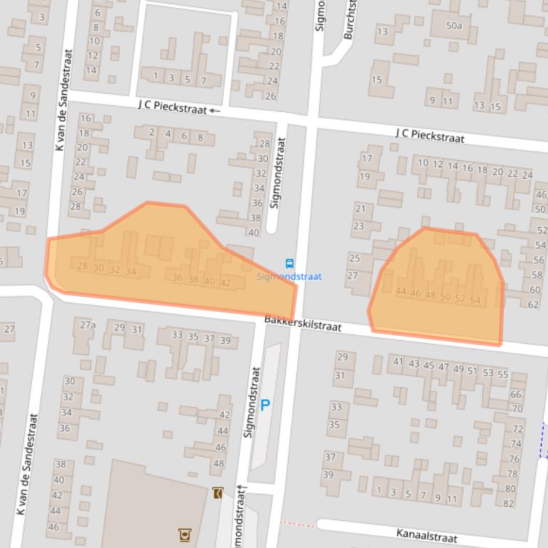 Kaart van postcodegebied 4251ZM.