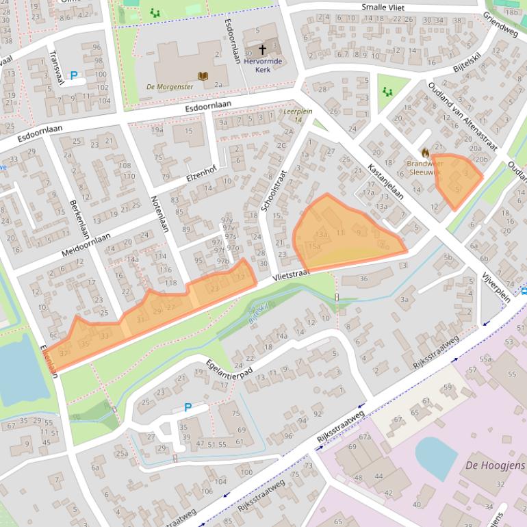 Kaart van postcodegebied 4254AD.