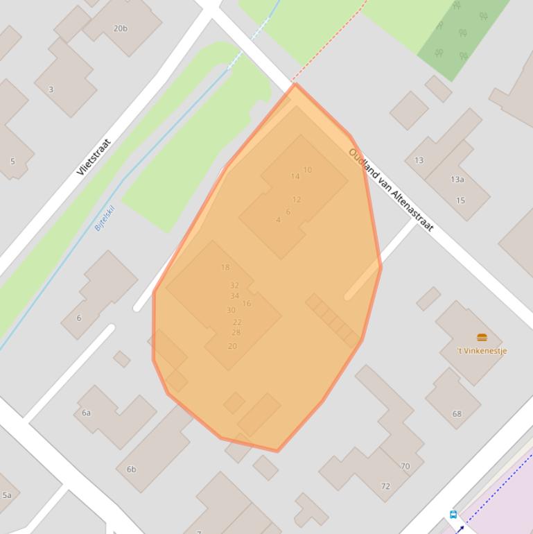 Kaart van postcodegebied 4254AE.