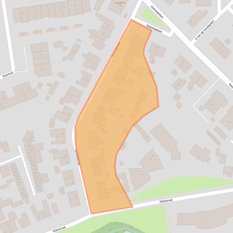 Kaart van postcodegebied 4254AK.