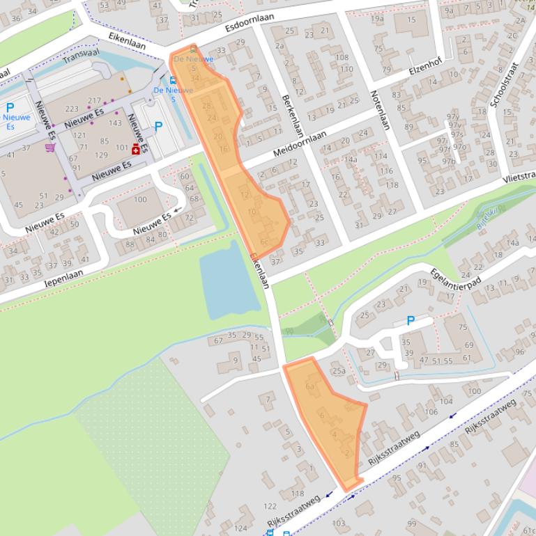 Kaart van postcodegebied 4254AS.
